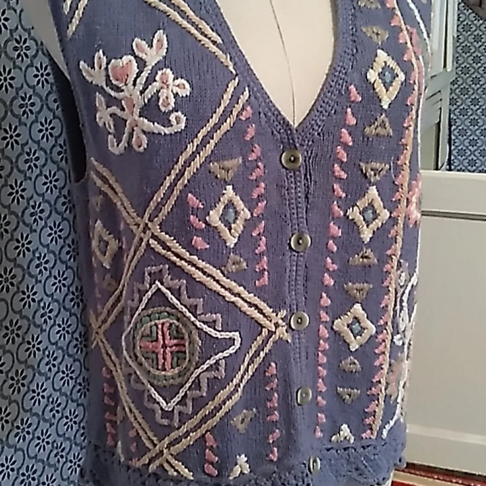Vintage Sigrid Olsen medium sweater vest